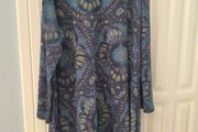 Cowl Neck Dress. Made in  Italy