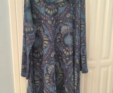 Cowl Neck Dress. Made in  Italy