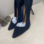 NEXT Navy Stilettoes Image 4