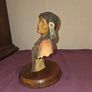 1994 Stephen Herrero (Signed) Medicine Woman Folk Art on wooden base Image 2