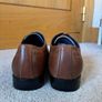 Remus Uomo Men's Tan Leather Wingtip Shoes UK 6.5 Image 3