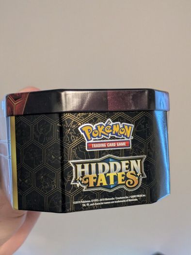 Pokemon Hidden Fates Tins