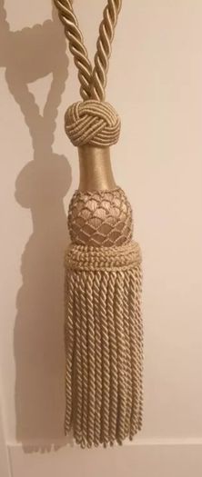 Lovely Gold Curtain Tie Backs