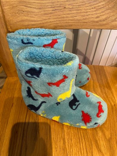 M&S dino slippers