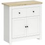 Sideboard with ample storage, Sideboard with Soft-Close doors, 2 Drawers, Adjustable Shelf, White Image 5