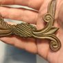 Art Nouveau Metal Alloy Picture frame stand Image 6