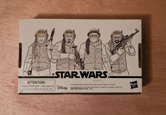 Star Wars Rebel Soldier Pack Set  Of 4 Figures From The New Vintage Wave New & Unopened