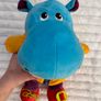 Battat- B. toys Interactive Plush Hippo Giggly Zippies Hank giggles shakes toy USed Dirty approx. 33 cm. Please see photos Image 5