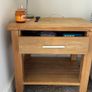 Set of 2 Solid Oak Bedside Tables  Excellent Condition Image 2