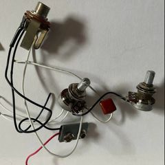 active pickups wiring volume tone jack socket electric guitar parts accessories