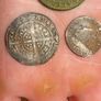 2 silver hammered coins Image 5