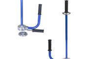 Stretch Wrap Dispenser, Heavy Duty Carbon Steel Stretch Film Packing Machine Adjustable Width Stretch Wrap with Handles