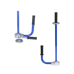 Stretch Wrap Dispenser, Heavy Duty Carbon Steel Stretch Film Packing Machine Adjustable Width Stretch Wrap with Handles