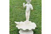 Bird Bath Cherub Standing H143