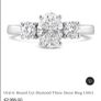Engagement ring (lab grown diamond ) with paperwork Image 3