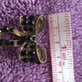 Dorothy Perkins Black Rhinestone Bow Brooch Image 5