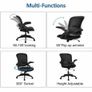NEW SALE | Desk Chair Office Chairs 90Degree Flip-up Armrest Ergonomic Computer Chair Height Adjustable 360 Degree Image 3