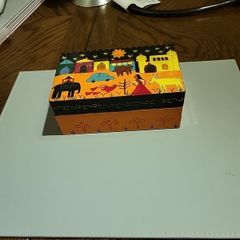 Trinket box papier-mache