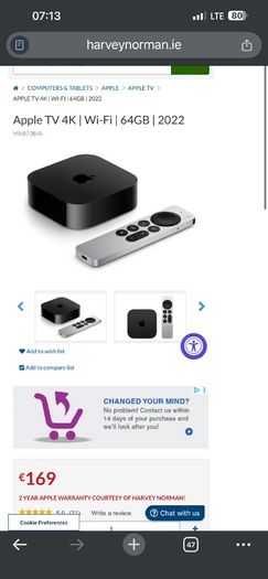 Apple TV - 4K - Latest Model