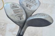 Dunlop Sta Surface To Air Driver Set 3 5 7 Wood Golf Clubs Ladies Graphite Shaft