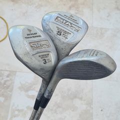 Dunlop Sta Surface To Air Driver Set 3 5 7 Wood Golf Clubs Ladies Graphite Shaft