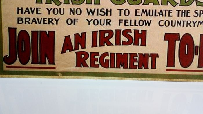 Ww1 Recruitment Notice Michael O Leary Vc Poster Ireland