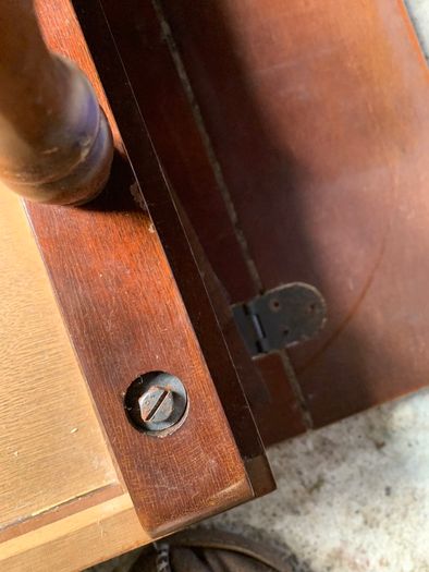 Vintage Mahogany Drop Leaf Sofa/Writing Table .