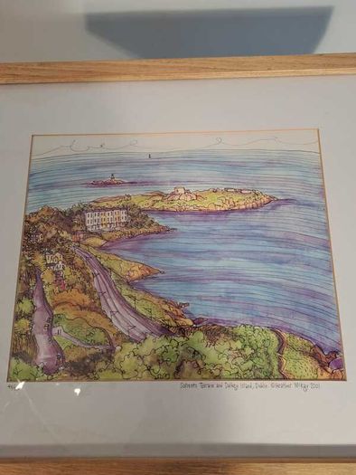 Framed Print of Sorrento/Dalkey island