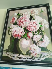 Hand painted framed painting for sale