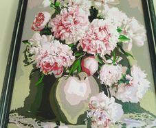 Hand painted by myself framed painting for sale
