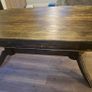 solid wood oval dining table Image 5