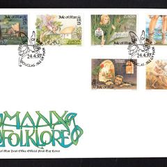 1997 Isle of Man Europa: Tales and Legends Commemorative Stamps First Day Cover (FDC)