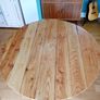 Round dining table 225 and vintage chairs 225 Image 3