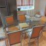 Dining table and 6 chairs Image 2