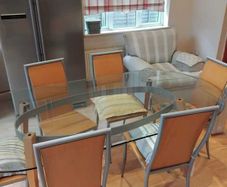 Dining table and 6 chairs