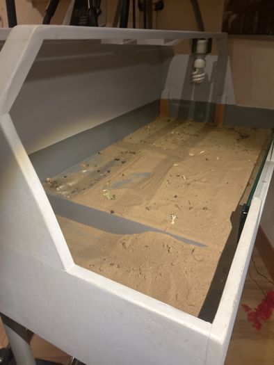 Home made tortoise enclosure