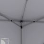 3 x 3m Pop Up Gazebo,. Wedding Party Canopy Tent Marquee with Carry Bag and Windows, White Image 3