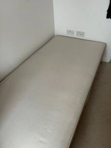 single bed with drawers and matress