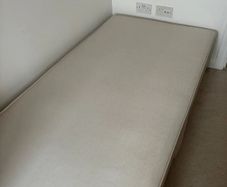 single bed with drawers and matress