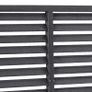 vidaXL Louver Fence WPC 170x170 cm Grey Image 2