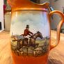 Vintage Ditmar Urbach Czech Hunt Scene 6" Master Pitcher Jug 1930s Image 6