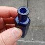 Rare Not To Be Taken 1/2oz blue glass bottle Image 3