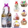 20Pcs Cellophane Basket Bags, 14X20in Clear Hamper Wrap Bag with Pull Bow Blank Hangtag & Twist Ties, Large Present Bags Set for Gift Packaging Arts Crafts Toys Fruit Christmas Making (FREE POSTAGE) Image 5
