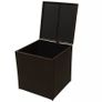8 Piece Garden Lounge Set with Cushions Poly Rattan Brown Image 7