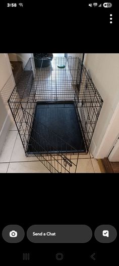 large dog cage