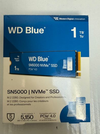 Western Digital Blue SN5000 NVMe 1TB hard drive