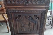 Antique French oak cabinet