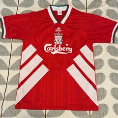 Authentic Vintage 1993-95 Liverpool Home Kit Adidas Equipment - Size L (Made in UK)