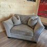 2 X Large Grey Caseys Armchairs Image 3