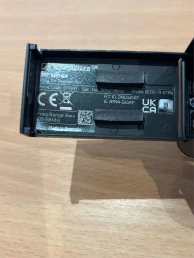 Sennheiser SKP 500 Ew G4 plug on transmitter